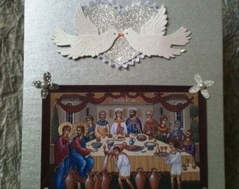 Gorgeous Orthodox Wedding Card