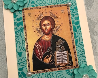 Christ Orthodox Greeting Card