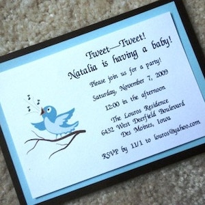 Chant/Calling Blue Bird Invitation ou annonce