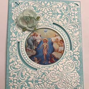 Orthodox Baptism Card