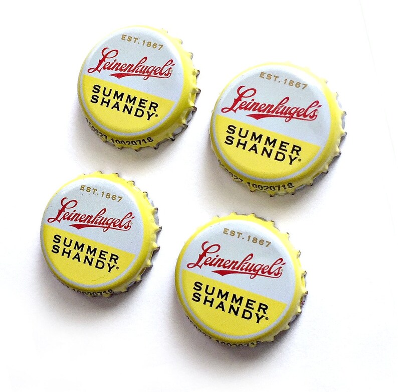 Download Leinenkugel Brewery Beer Cap Magnet Set Beer Magnets Summer Shandy Bottle Cap Magnets Four Beer Bottle Magnets Four Bar Magnets Kitchen Decor Home Living