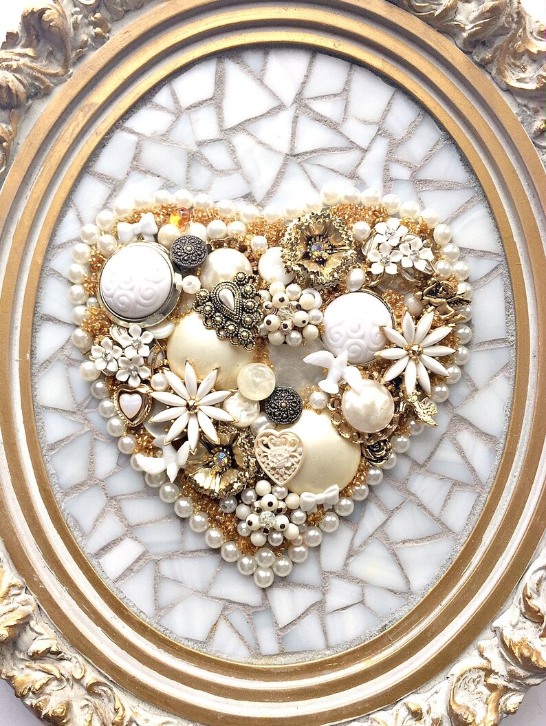 Western Mosaic Heart Jewelry Set main image 0