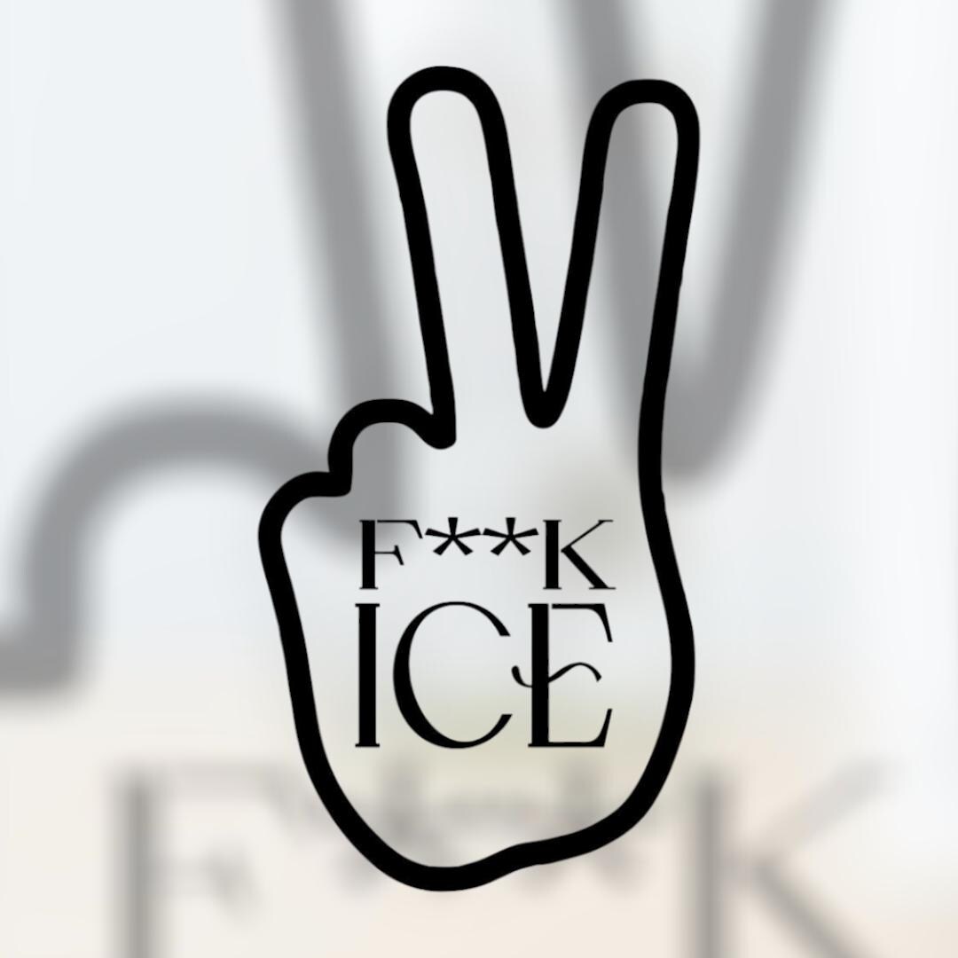Middle Finger Ice Anti-ice Vinyl Decal: Middle Finger Political Statement - Etsy