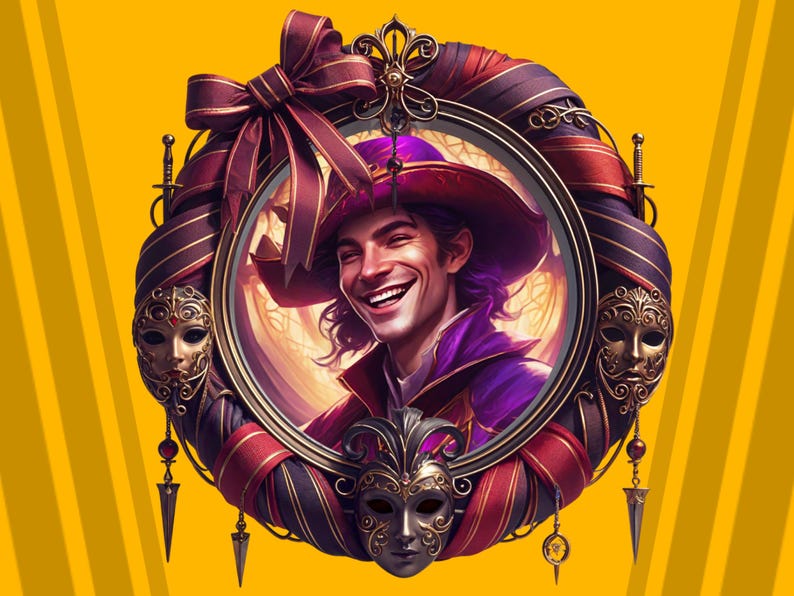 6 Bard Token Frames, PSD + PNG, Digital Tabletop, D&D, Pathfinder ...