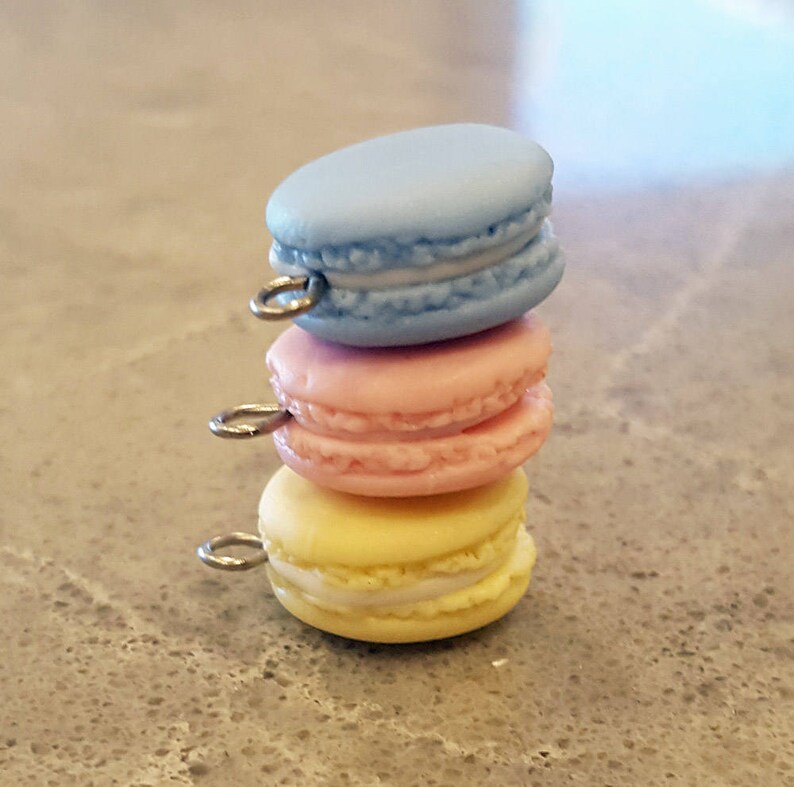 Macaron Charms Food Charm Bracelet Food Jewelry Etsy