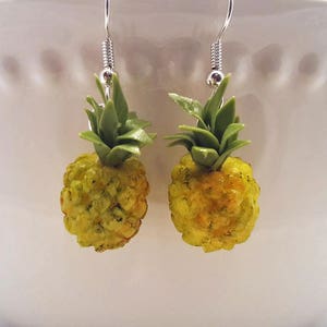 Polymer Clay Pineapple Dangle Earrings