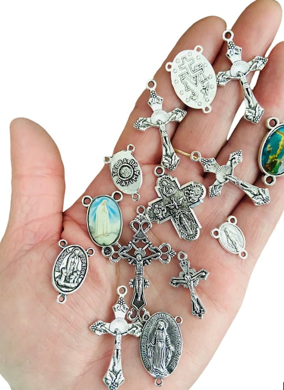 Sale Assortment Catholic Rosary Centerpiece and Crucifix