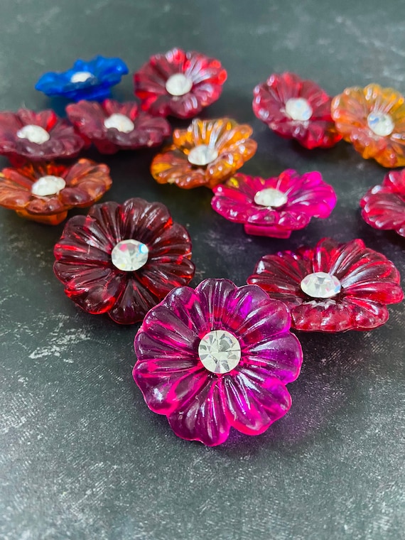 Rhinestone Flower Beads