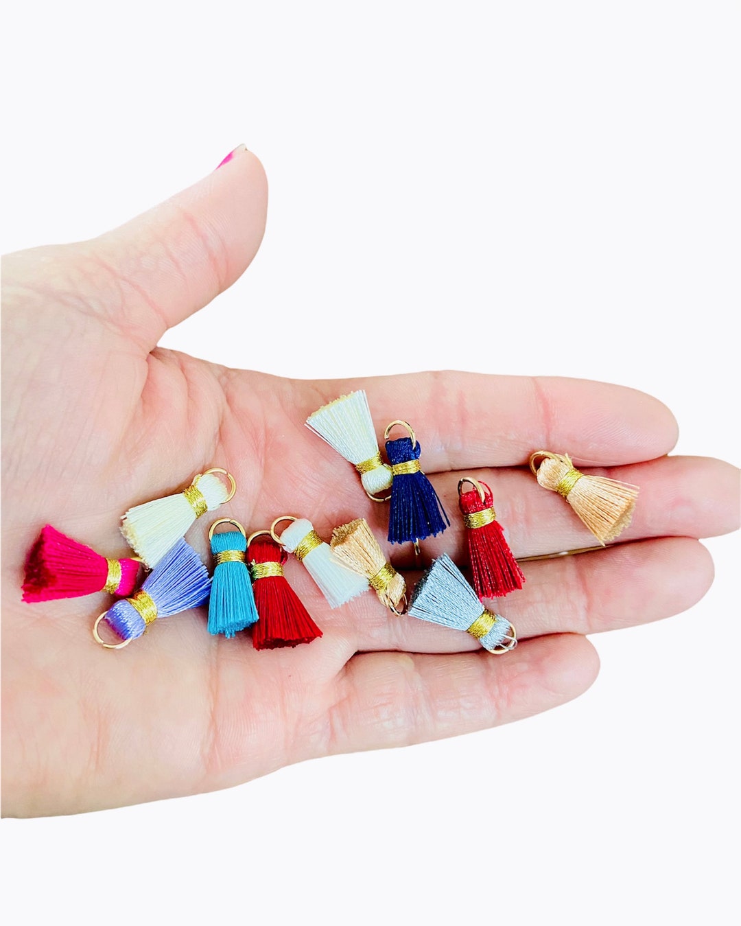 Sale Assorted Mini Tasselsgold Tassels Gold Trimfringe/charm Tassel