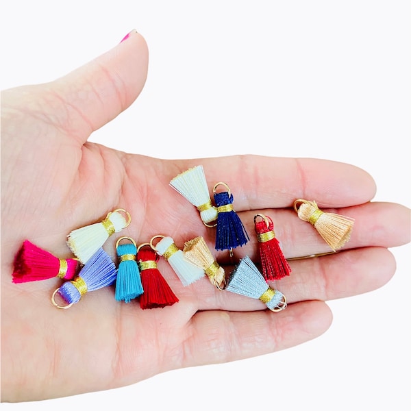 Mini Tassels Etsy