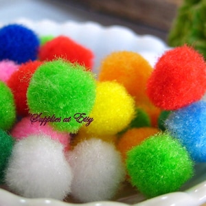 sale Assorted Colors Mini Pom pompons-Tassels poms/Handmade Ethnic poms-Diffuser Felt Balls Essential Oil Perfume Diffuser-locket diffuser