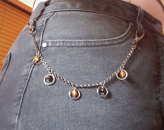 Eris Chain Belt - Silver | Lapo Lounge
