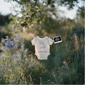 Pregnancy Announcement Template Digital Pregnancy Announcement Baby Announcement Instant Download Editable Baby Announcement Bodysuit