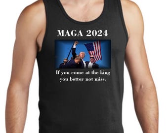 Trump King DTF Tank Top