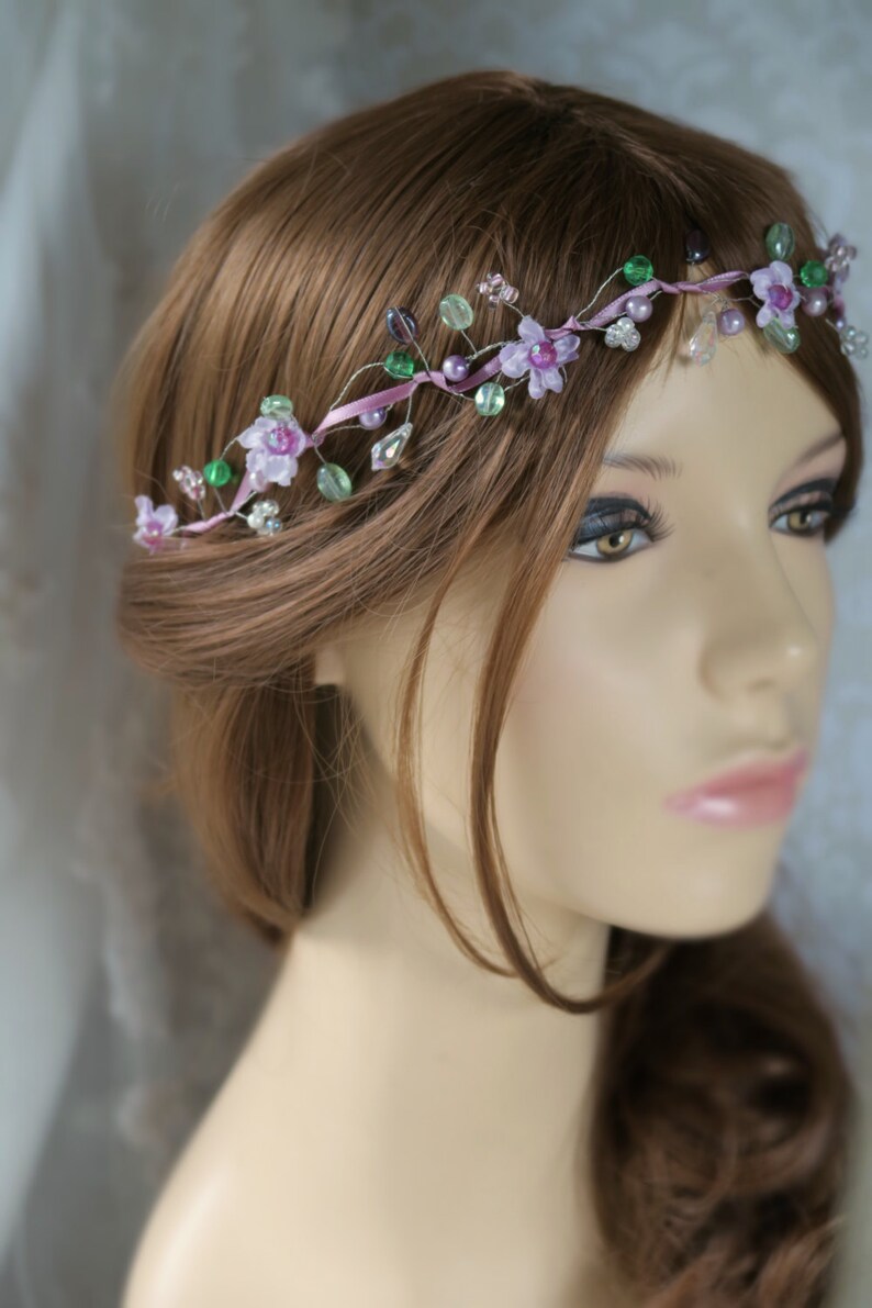 Bridal Hair Vine Lavender Flower Hair Vineflowers and Etsy