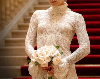 White Birdcage veil, Bridal Wedding veil, Headband Veil bandana veil Ivory with crystals or pearls