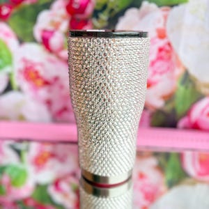 30oz Sparkly Bling Tumbler Rhinestone Cup Custom Gift for Her Bedazzled Travel Mug Sparkly Personalized Tumbler Cup Gift for Her