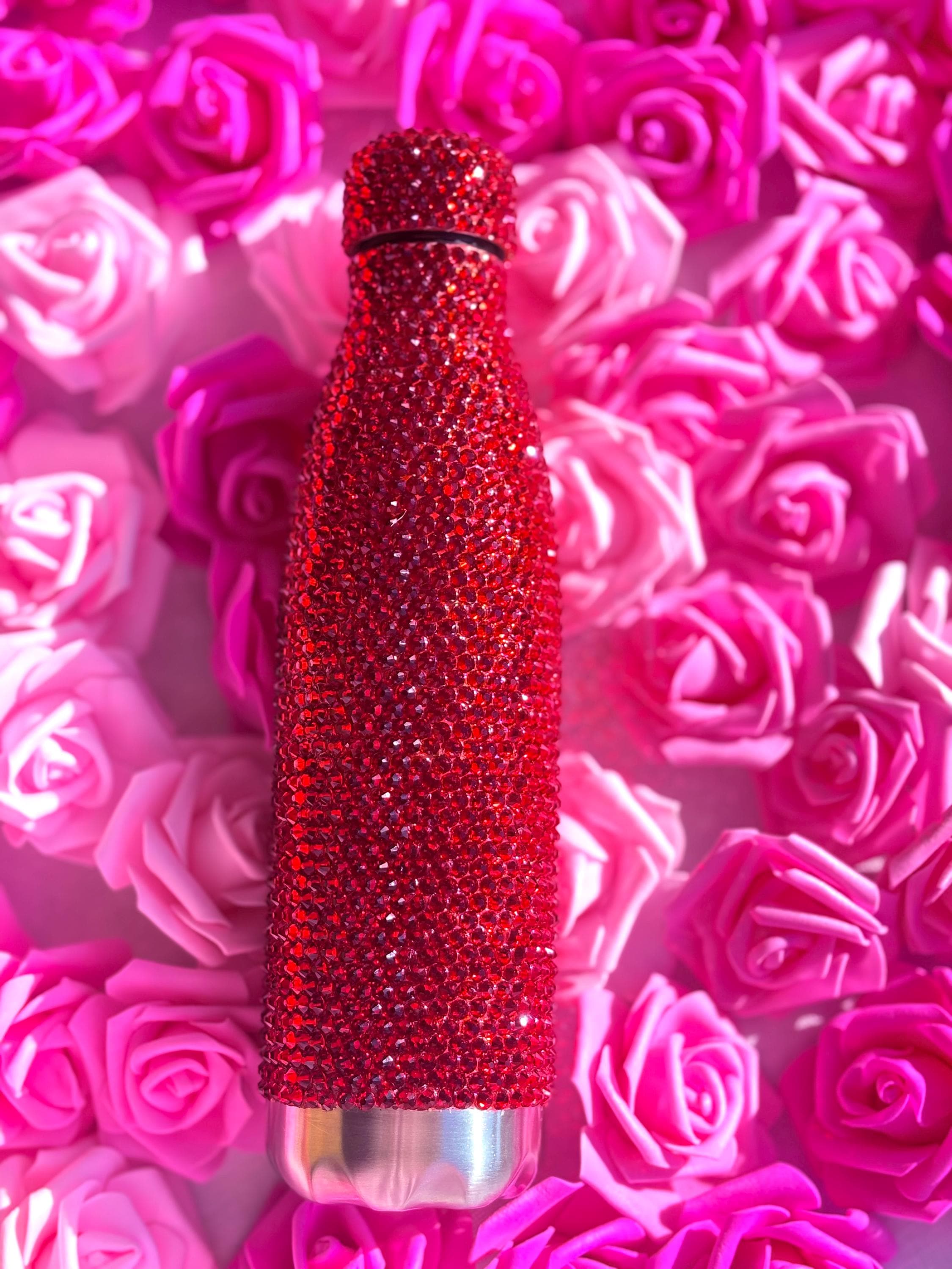 キラキラ輝くラインストーンウォーターボトル 17オンス キラキラ輝く