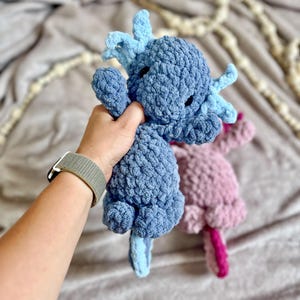 READY TO SHIP Axolotl Crochet| Crochet Axolotl| Axolotl Plushie