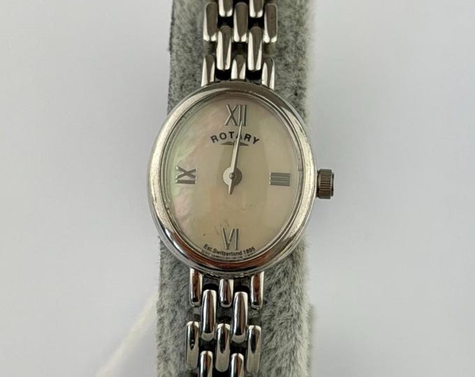 Rotary vintage watch , sterling silver 925 , hallmarked fully , working condition