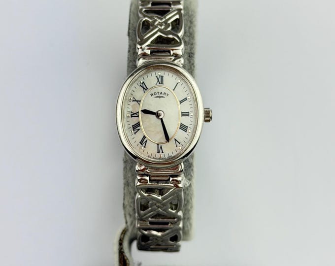 Rotary vintage watch , sterling silver 925 , hallmarked fully , working condition