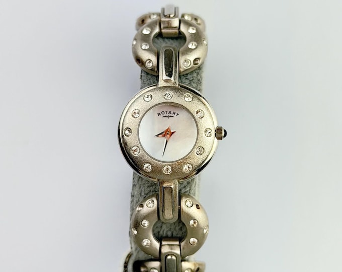 Rotary ladies sterling silver 925 watch , vintage and hallmarked , fully working
