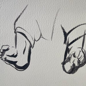 Grußkarte - Baby Feet