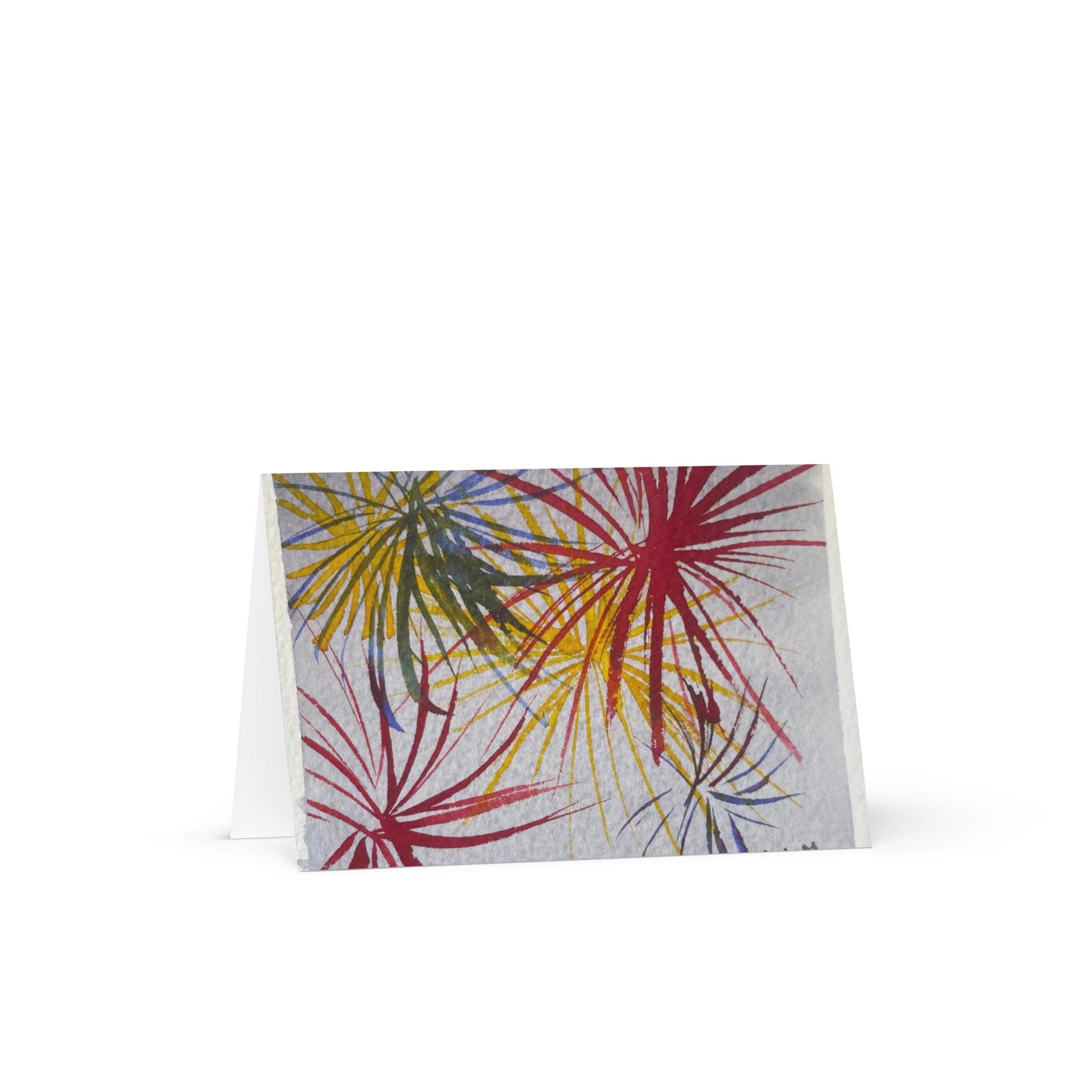 Fireworks Greeting Card - Etsy