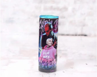 Vaso personalizado de Chris Breezy: un regalo único para un fan