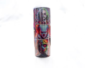 Vaso de película de terror que brilla en la oscuridad: Halloween espeluznante (20 oz)