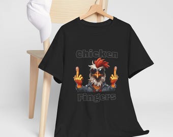 Chicken Fingers, Flipping off, Funny, Animals,