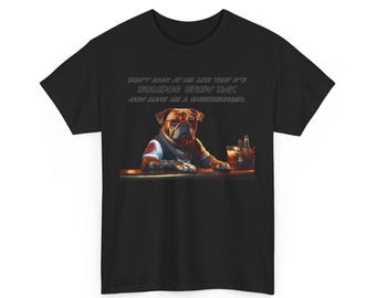 Unisex T-shirt, Crew neck, Pre-Shrunk, Bulldog, dogs, Animals
