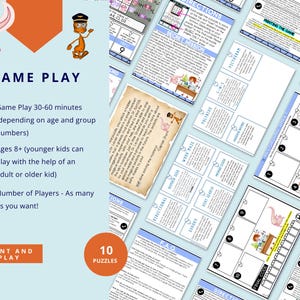 Escape Room Printable for Kids, Axolotl Party Game Activity, Axolotl ...