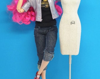 11.5" Made To Move Size Dress and Leg Forms Mannequin by Mini's House