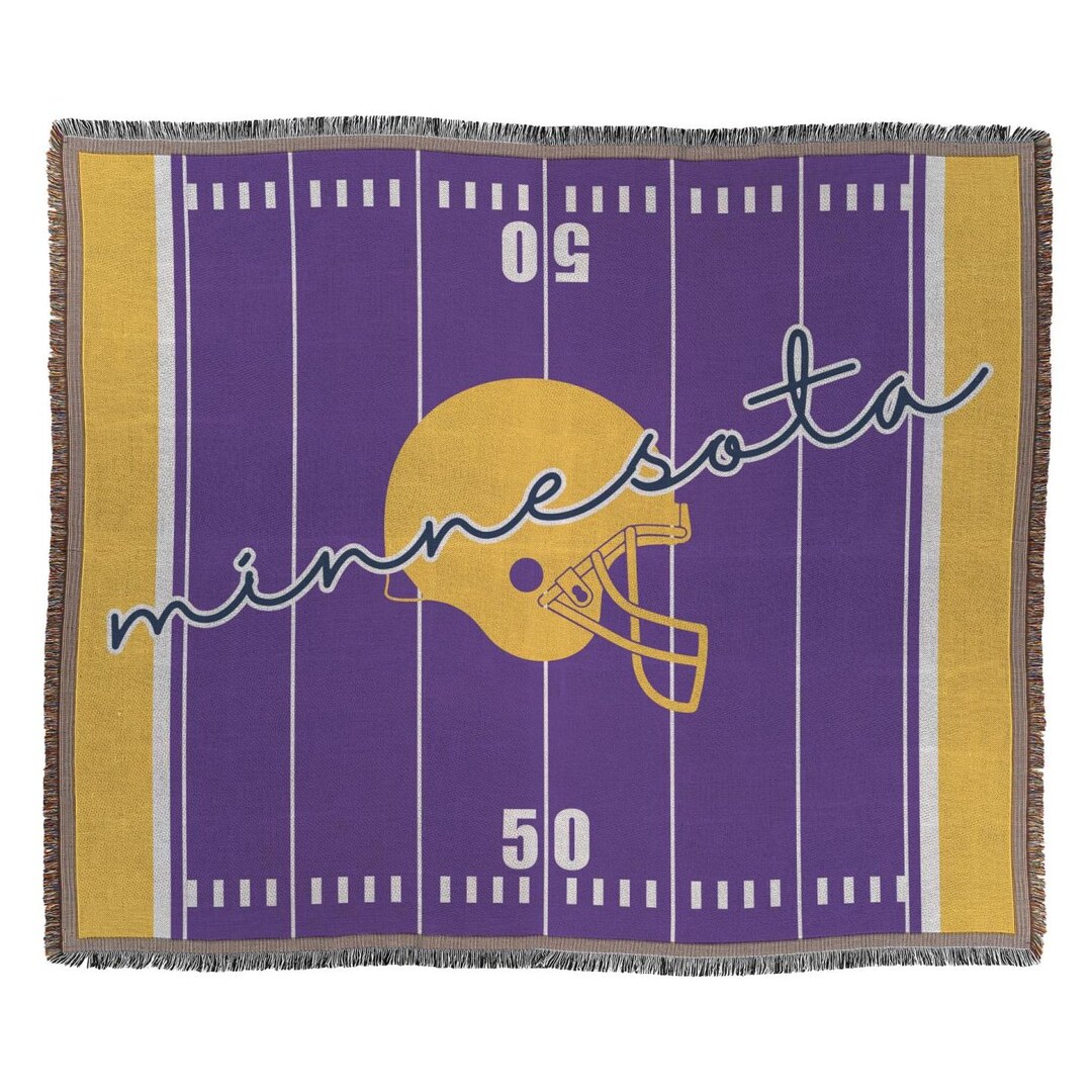 Minnesota Vikings NFL Team Logo Oversized Blanket 66x95 main image 0