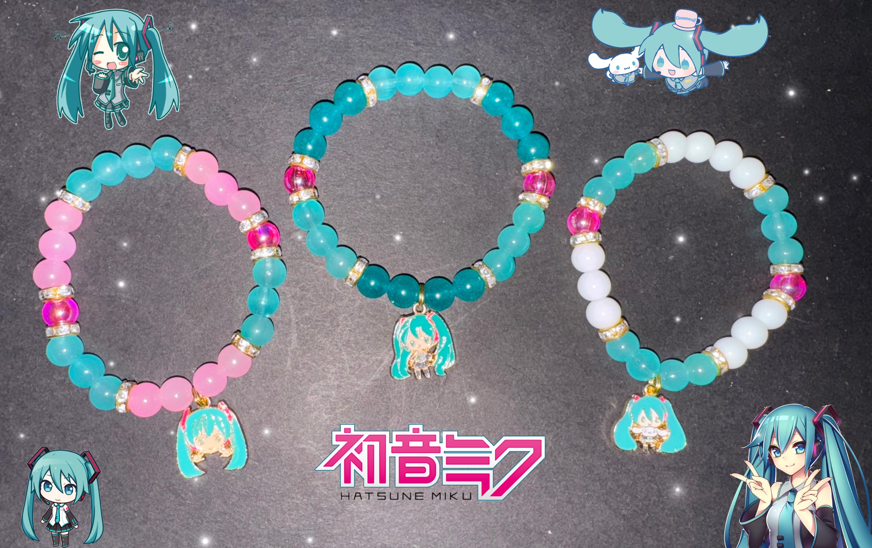 初音ミク　モチーフブレスレット Amazon.co.jp: WHYYY 初音ミク ブレスレット MIKU コスプレ道具