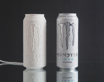 Monster Energy Can Lamp – 3D Printed RGB LED Night Light – Gamer Decor