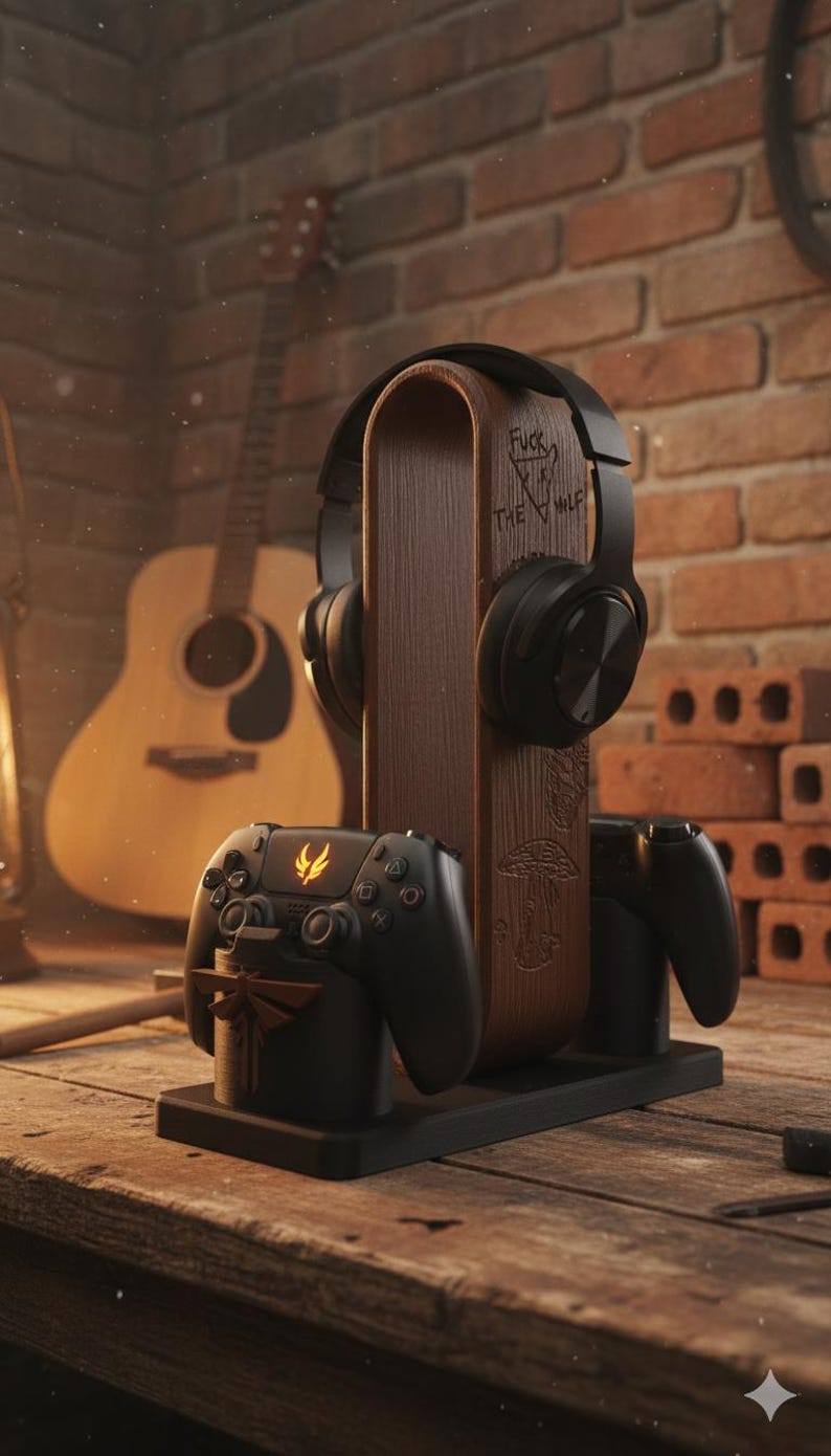 TLOU HEADPHONE and CONTROLLER Stand - Etsy
