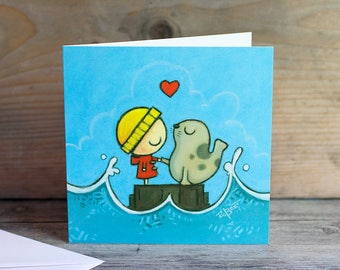 The Little Selkie - greeting card