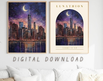 Light It Up Bryce Crescent City Lunathion Digital Print Instant Download SJM Bookish Wall Art