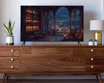 Night Court Velaris City of Starlight Frame TV Art ACOTAR Fantasy Library (Digital Download)