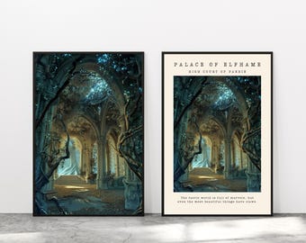 High Court Palace of Elfhame Digital Download Cruel Prince Digital Print, Printable Cruel Prince Folk of Air, Bookish Wall Art, Faerie World