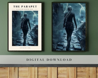 The Parapet Wall Art Instant Digital Download Violet Sorrengail Fourth Wing Art Basgiath War College