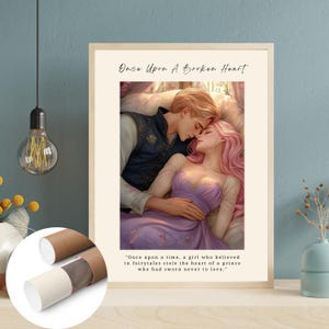 OUABH Print, The Archer and the Fox, UNFRAMED Wall Art, Stephanie Garber, Booktok, Once Upon A Broken Heart
