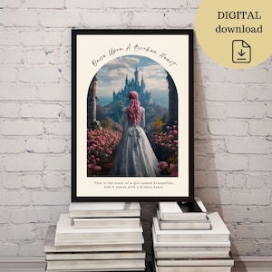OUABH Evangeline Fox Digital Print Instant Download Bookish Wall Art Once Upon A Broken Heart Stephanie Garber