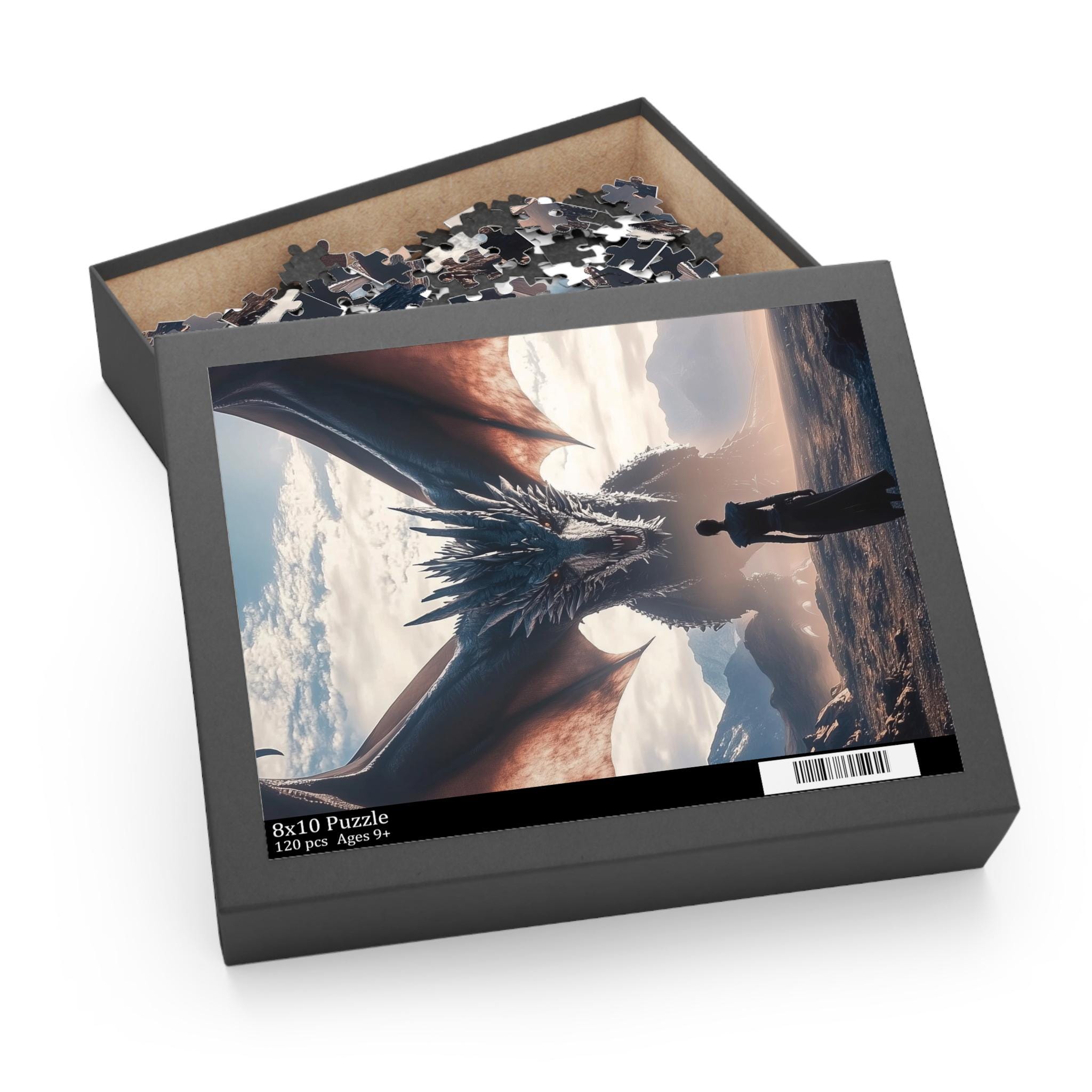 Fourth Wing Puzzle Art Violet Sorrengail Tairn Puzzle Fantasy