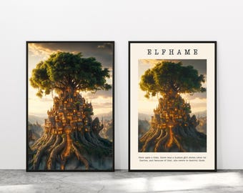 Kingdom of Elfhame Digital Download Cruel Prince Elfhame Folk of the Air Bookish Wall Art ,Booktok, Elfhame Palace Print Holly Black