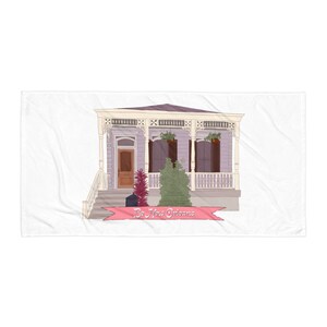 Be New Orleans House Beach Towel | The Bouny Cottage