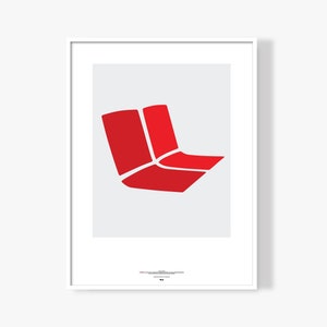 2 Seats on the Muni Poster | San Francisco | SFMTA | Muni Metro | matte poster | modern abstract wall art | ideal for home or office