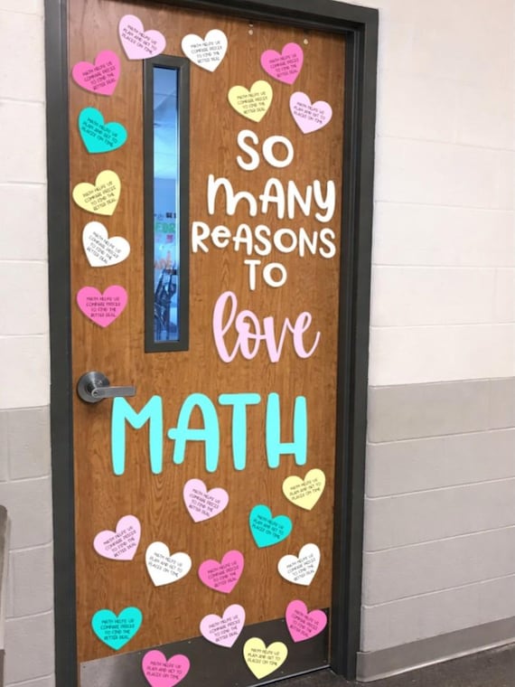 We Love Math Bulletin Board